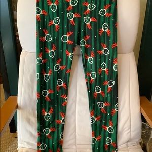 3/$20 LuLaRoe Reindeer Leggings!